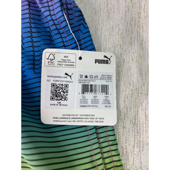 NWT  puma, swim trunks, size medium - Picture 2 of 4